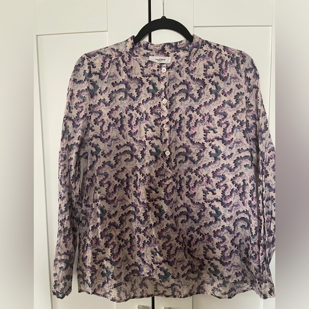 Isabel Marant Etoile cotton voile blouse